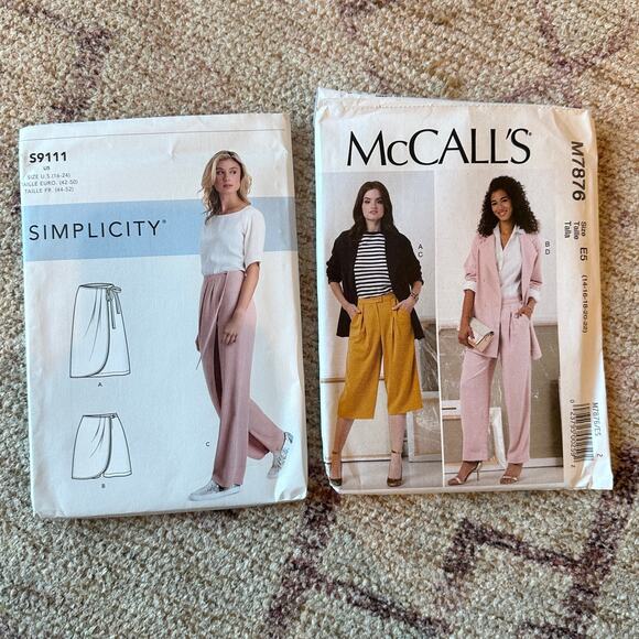 MCCALLS SIMPLICITY NEW LOOK MIMI G Sewing Patterns Uncut Casual Classic Preppy - Picture 5 of 7